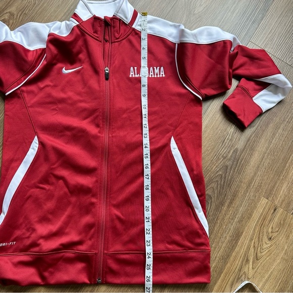 Alabama Crimson Tide Nike Jacket Mens Medium Red Dri-Fit Full Zip Long Sleeve - Picture 8 of 10